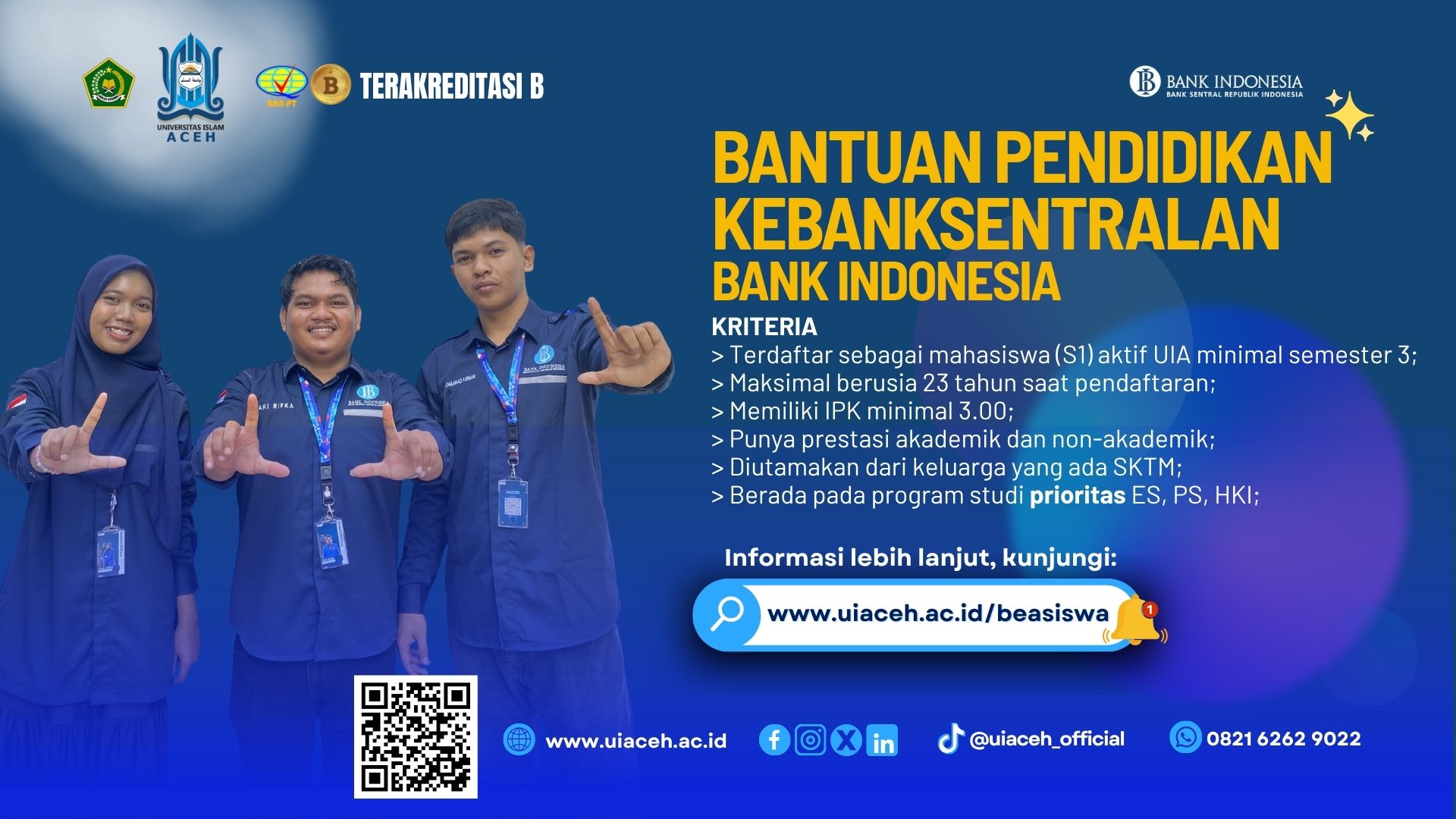 Program Bantuan Pendidikan Kebansentralan Bank Indonesia